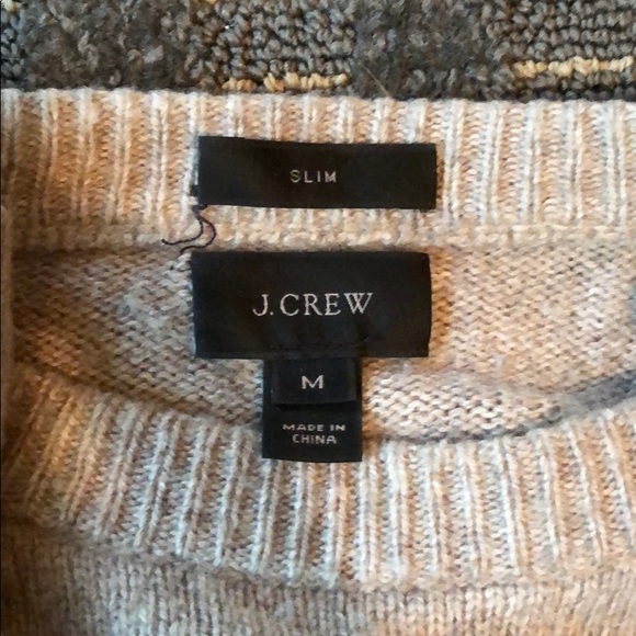 Wool grey J. Crew sweater - Picture 2 of 2